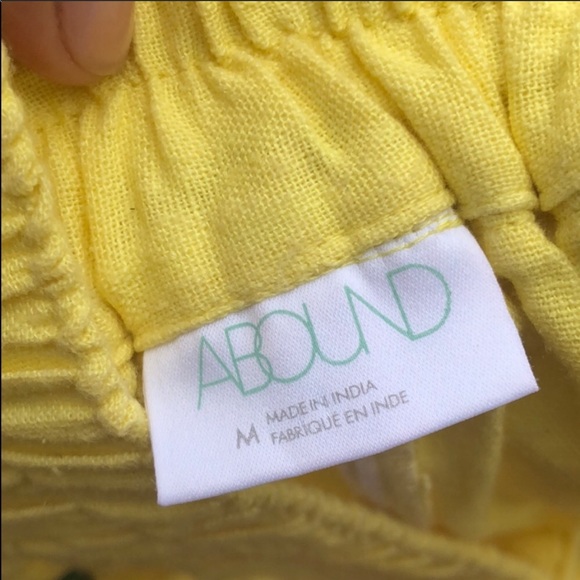 Abound Tie Front Linen Blend High Rise Shorts M - Picture 7 of 8